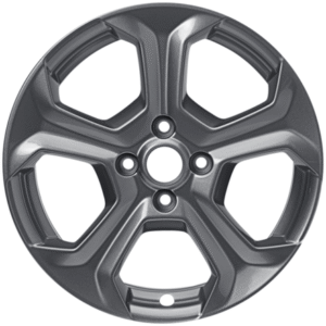 Platišče iz lahke zlitine 17" s 5 kraki, srebrne barve